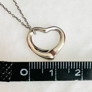 Tiffany & Co. ELSA PERETTI Open Heart Pendant Sterling silver preowned